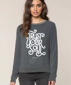 Activewear Spiritual Gangster Trust Your Soul Script Pullover