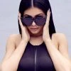 New Arrivals Quay X Kylie Hidden Hills Black Sunglasses