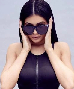 New Arrivals Quay X Kylie Hidden Hills Black Sunglasses