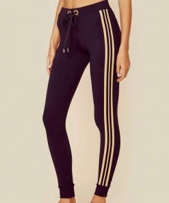 Blue Life Fit Sporty Striped Jogger Legging