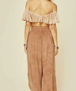 Blue Life Jeanne Wrap Culotte Pants St Tropez Tan