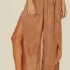Blue Life Jeanne Wrap Culotte Pants St Tropez Tan