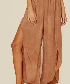 Blue Life Jeanne Wrap Culotte Pants St Tropez Tan
