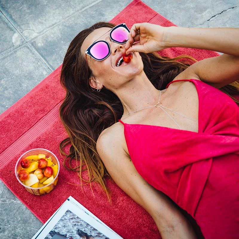 Diff Eyewear Zoey Black Pink Sunglasses 7 Diff Eyewear Zoey Black Pink Sunglasses