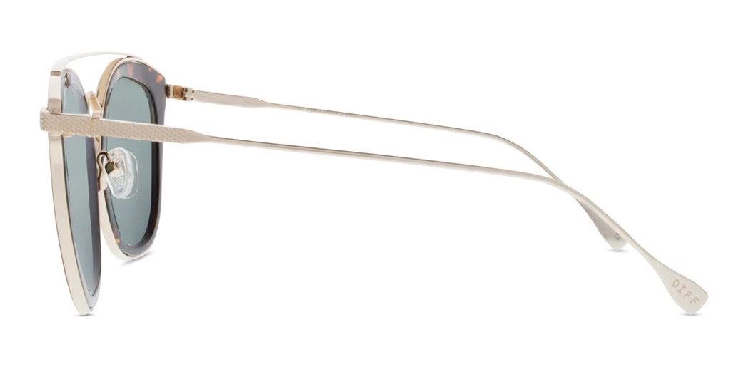 Diff Eyewear Zoey Tortoise Blue Sunglasses 6 Diff Eyewear Zoey Tortoise Blue Sunglasses