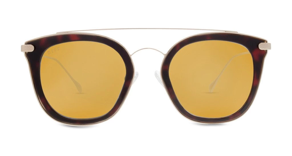 New Arrivals Diff Eyewear Zoey Tortoise Gold Sunglasses 6 New Arrivals Diff Eyewear Zoey Tortoise Gold Sunglasses