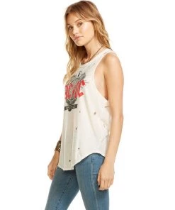 Tops Chaser ACDC Deconstructed Muscle Tank Top