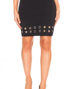 Mink Pink MINKPINK Eyelet Rib Skirt New Arrivals