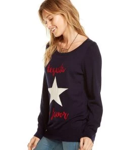 Chaser Cotton Cashmere "Tequila Por Favor" Sweater New Arrivals