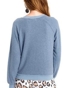 Sweaters & Knits Wildfox Evil Eyeroll Junior Sweatshirt