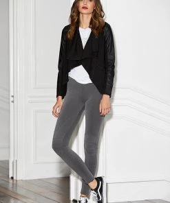 New Arrivals David Lerner Asymmetrical Draped Blazer