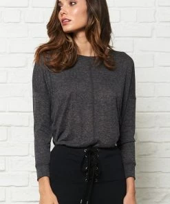David Lerner High- Low Pullover Sweater