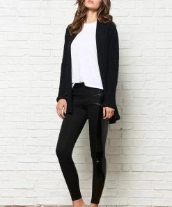 New Arrivals David Lerner Starburst Zip Combo Vinyl Leggings