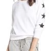 David Lerner Star French Terry Raglan Pullover Sweatshirt New Arrivals