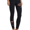 Activewear David Lerner Ripped Leggings Black
