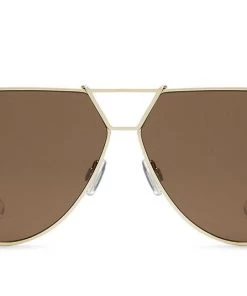 New Arrivals Quay Supernova Sunglasses Gold Brown
