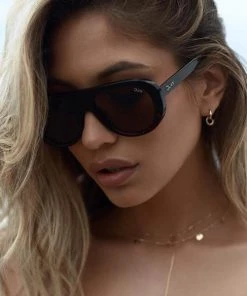 Quay Bold Move Sunglasses Black To Tortoise Fade