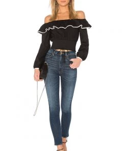 Lovers + Friends Bailey Off Shoulder Corset Top