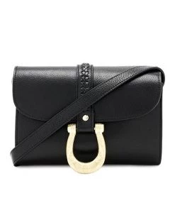 Sancia Maela Mini Black Leather Bag New Arrivals