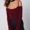 Motel Niani Cold Shoulder Bodysuit