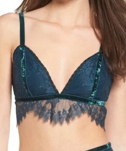 Lovers + Friends Lace Sia Bralette Topaz