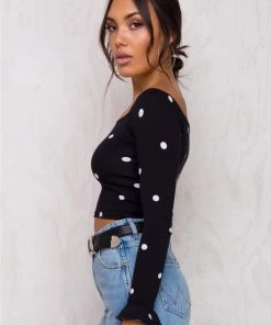 Motel Polka Dot Gaga Top New Arrivals
