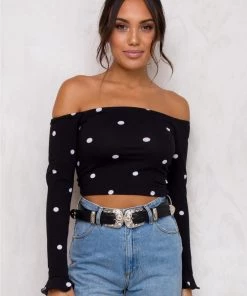 Motel Polka Dot Gaga Top New Arrivals