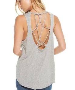 New Arrivals Chaser Cool Jersey Strappy Scoop Back Muscle Tank