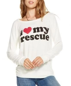 Chaser Love My Rescue Open Back Sweater