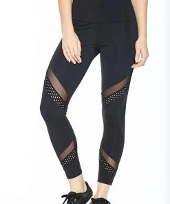 Activewear Onzie High Rise Sporty Mesh Legging Black
