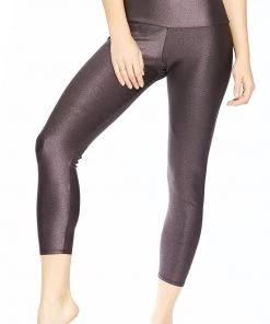 New Arrivals Onzie High Rise Basic Midi Legging Plum Sparks