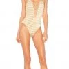 Blue Life Seaside One Piece Swim Suit Gold Swimwear