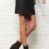 David Lerner Asymmetrical Ruffle Mini Skirt Skirts