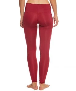 New Arrivals Teeki Solid Burgundy Hot Pant Leggings