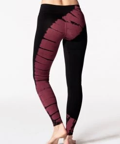 Nux V-Ankle Tie Dye Pant Legging Brick
