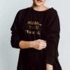 Sweaters & Knits Wildfox Shhhh Road Trip Sweater Black