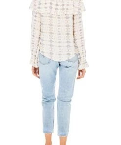 New Arrivals ASTR Channing Ruffle Top