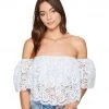 Lovers + Friends Bayside Off Shoulder Lace Top