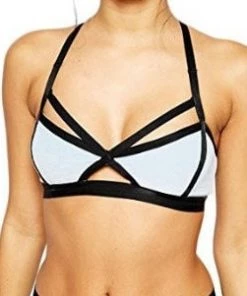 Activewear Blue Life Fit Colorblock Bra Opal