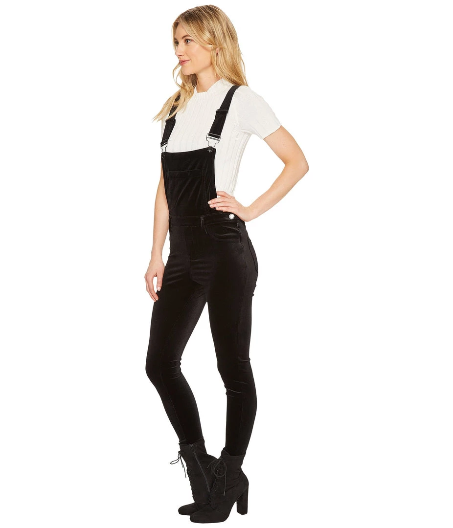 Blank NYC New Black Velour Overalls New Arrivals 4 Blank NYC New Black Velour Overalls New Arrivals