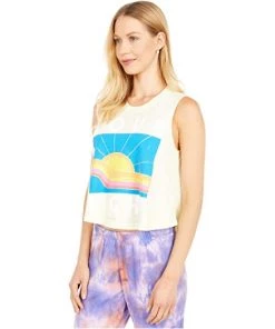 Activewear Spiritual Gangster Love And Light Crop Tank