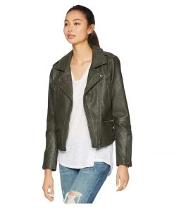 New Arrivals Blank NYC Merry Jane Vegan Leather Moto Jacket