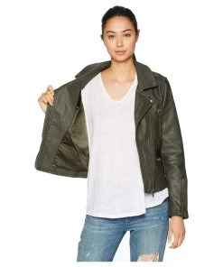 New Arrivals Blank NYC Merry Jane Vegan Leather Moto Jacket