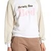 Wildfox Ready For Bed Junior Slogan Sweatshirt
