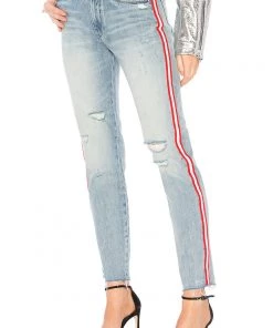 Blank NYC Now Or Never Stripe High Rise Jeans