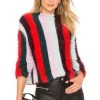 Blank NYC Striped Mock Neck Sweater Mad Hatter New Arrivals 2 Blank NYC Striped Mock Neck Sweater Mad Hatter New Arrivals