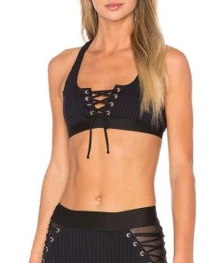 New Arrivals Blue Life Fit Tied Up Racerback Bra