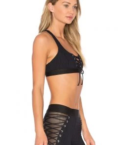 New Arrivals Blue Life Fit Tied Up Racerback Bra