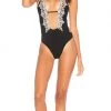 Swimwear Blue Life Swim Lotus One Piece Black