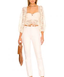 New Arrivals For Love And Lemons Ysabelle Crop Top